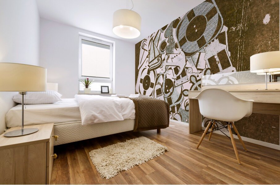 Icon Island Mural print