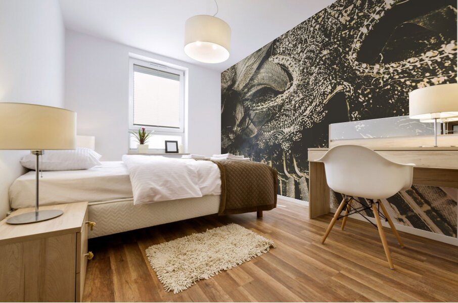 Vintage cabernet show Mural print