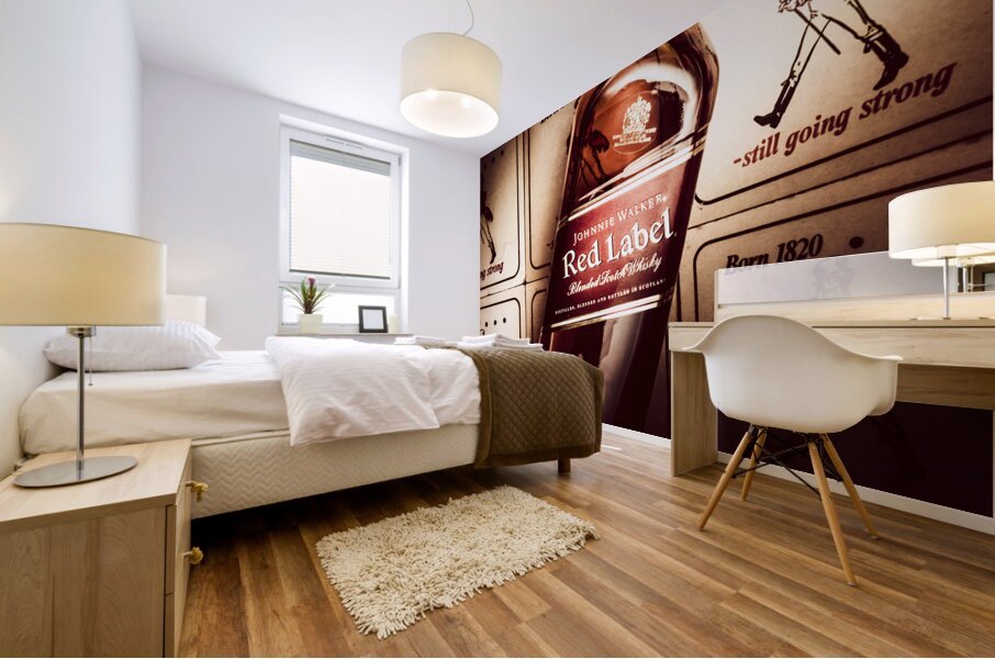 Johnnie Walker Red Label blended whisky  Mural print