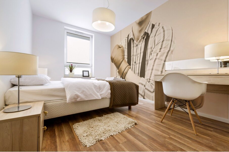 English boxing and the pride of London Mural print