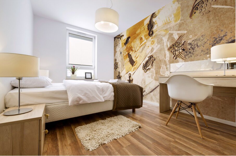 Splashback to the old ocean Mural print