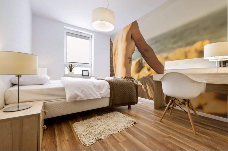 Bare elegance Mural print