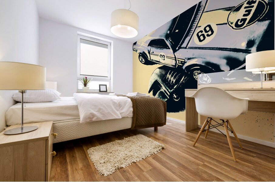 Lifting shop specs Mural print