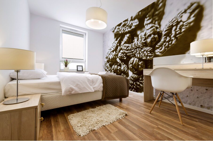 Vintage angels artwork Mural print