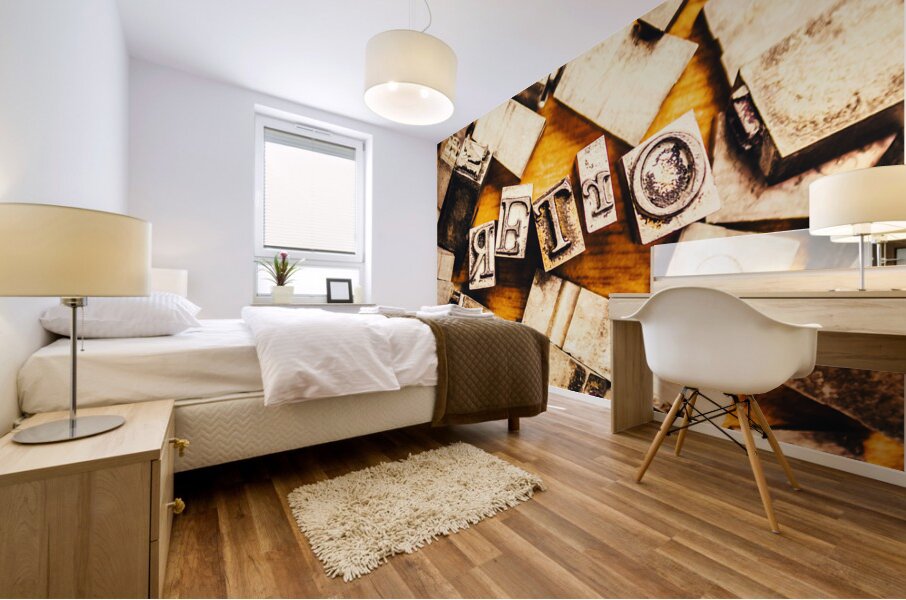 Rhetroric Mural print