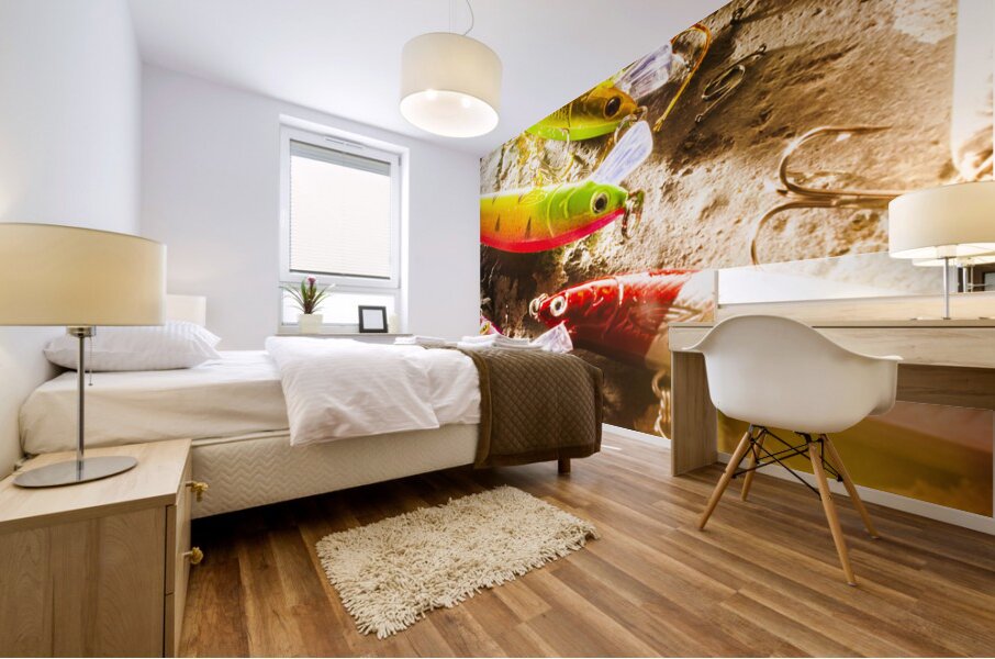 Fisheries and tackle Mural print