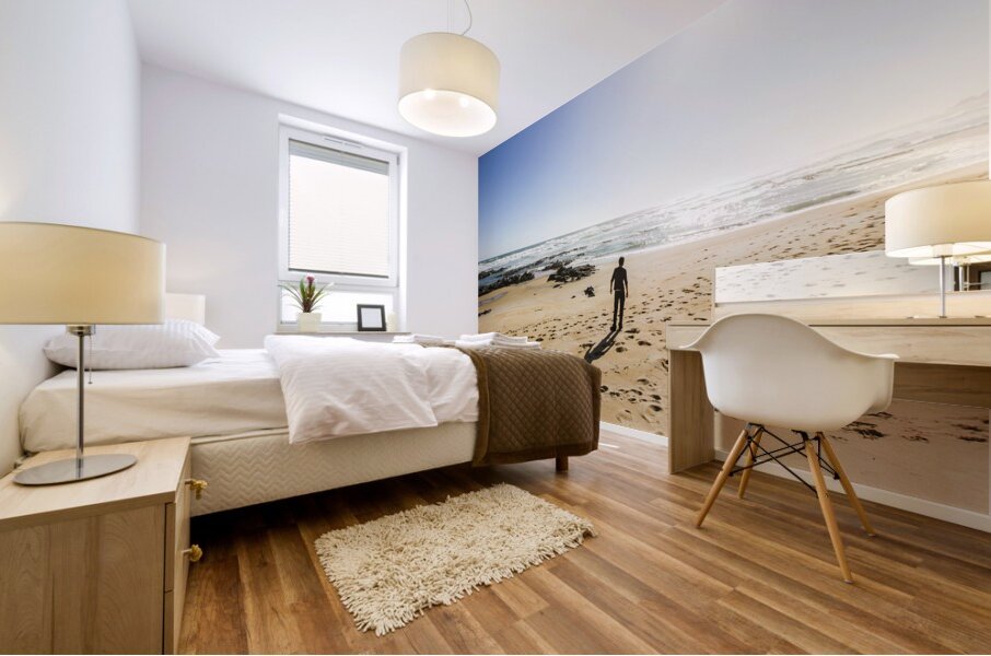 The lone explorer  Mural print