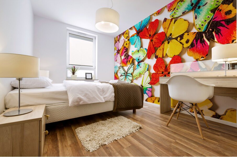 In wild colours Mural print