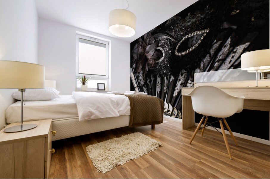In fashion of mystery and elegance Mural print