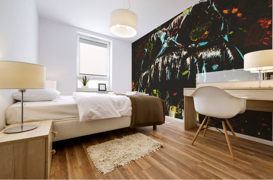 Pop art madness Mural print