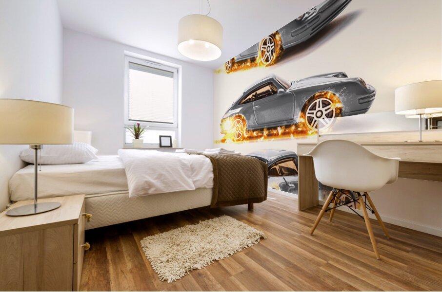 Skid Sparks Mural print