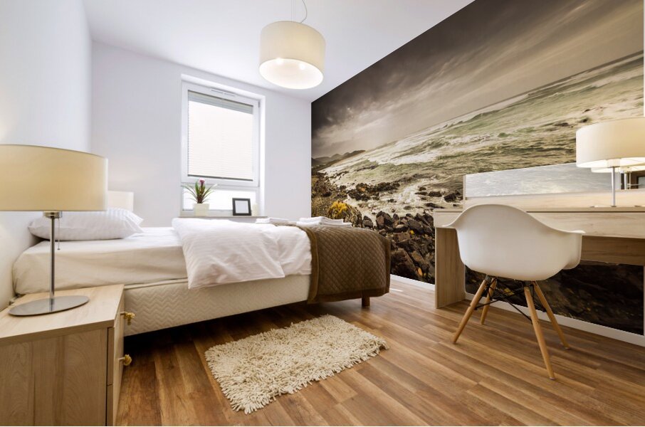 Tense seas Mural print