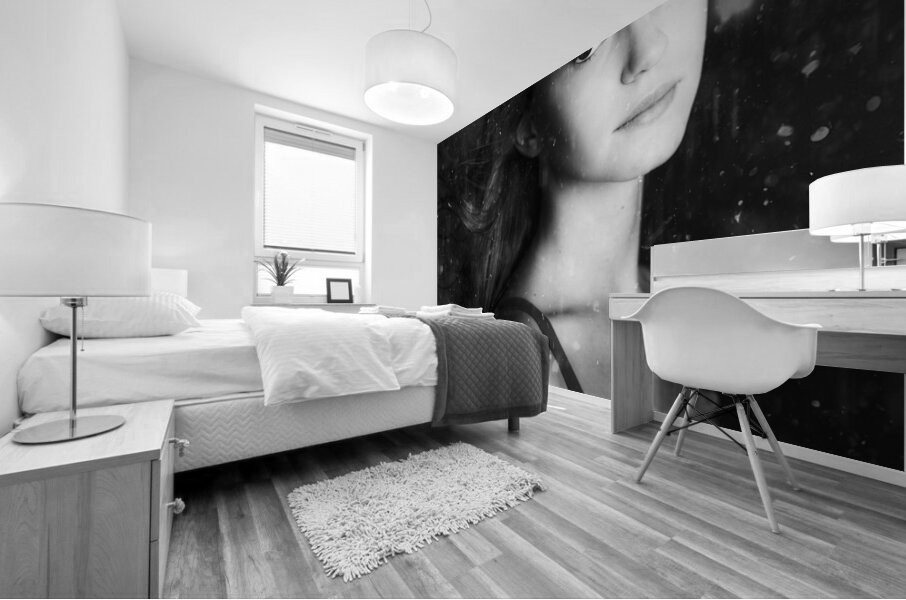 Running From The Rain Mural print