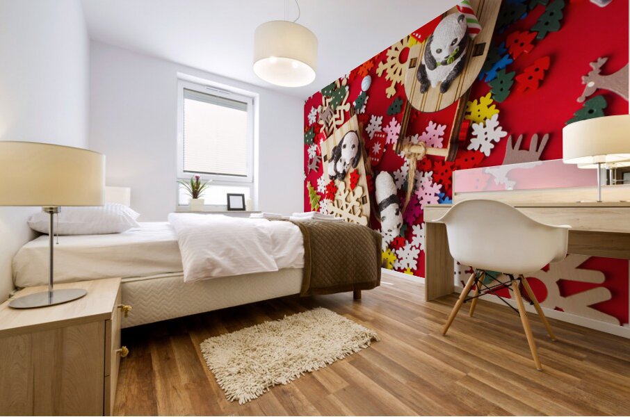 Festive cheer Mural print