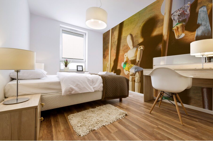 Served on a pallet  Mural print