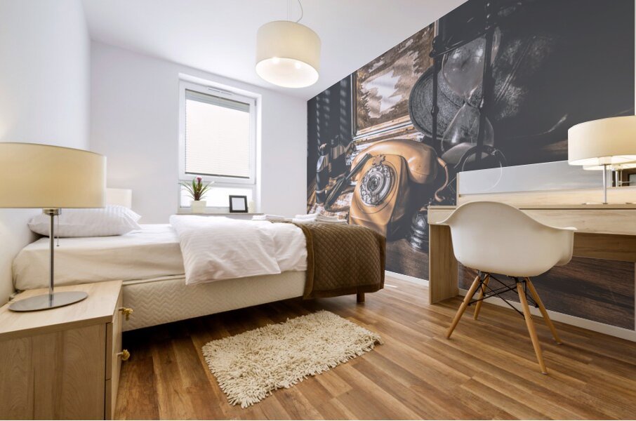 Clues in the study Mural print