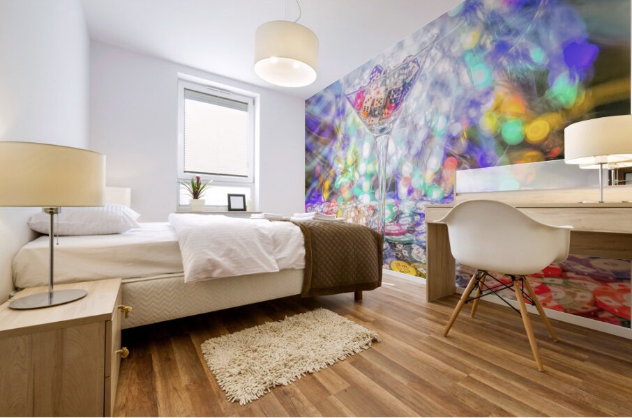 Casino twist Mural print