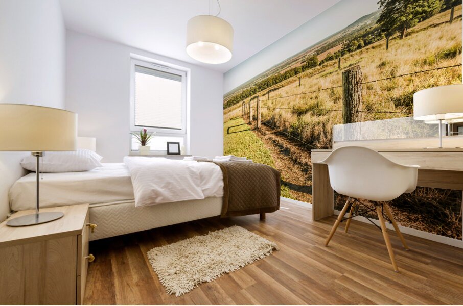 Farmland view Mural print