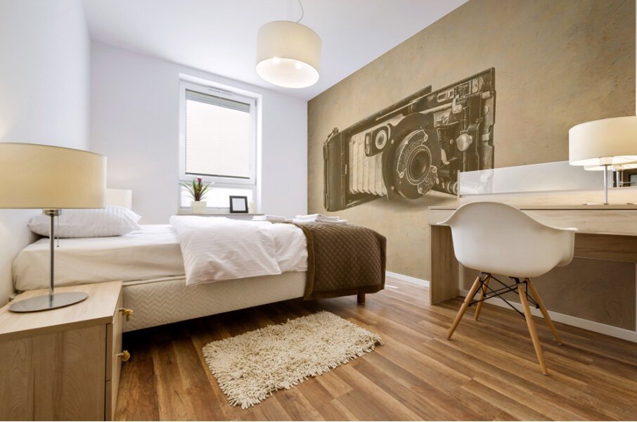 Unfolding history  Mural print