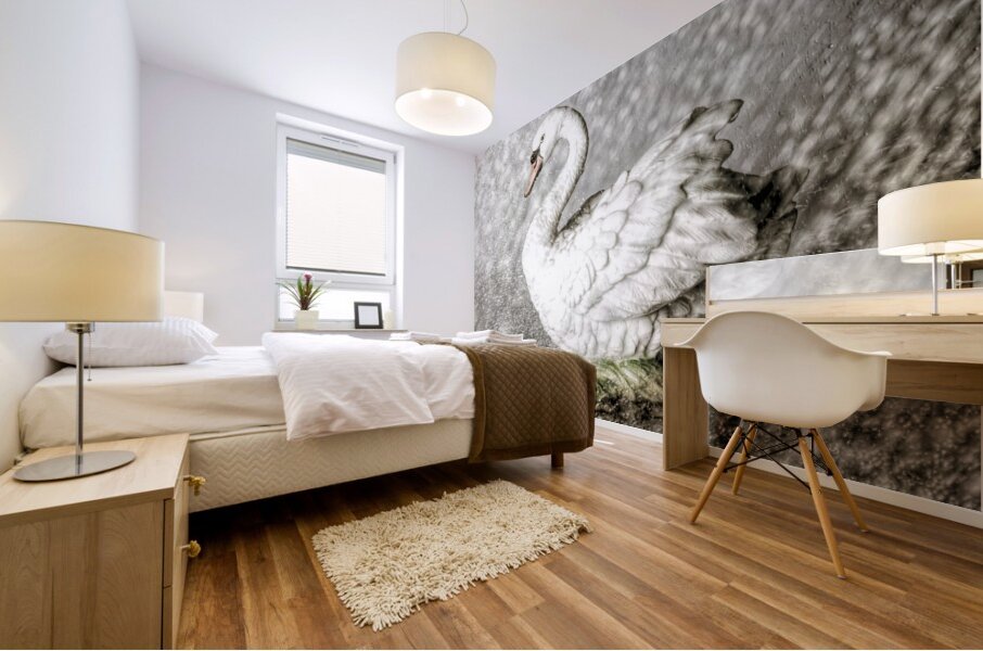 In the mist of rains Mural print