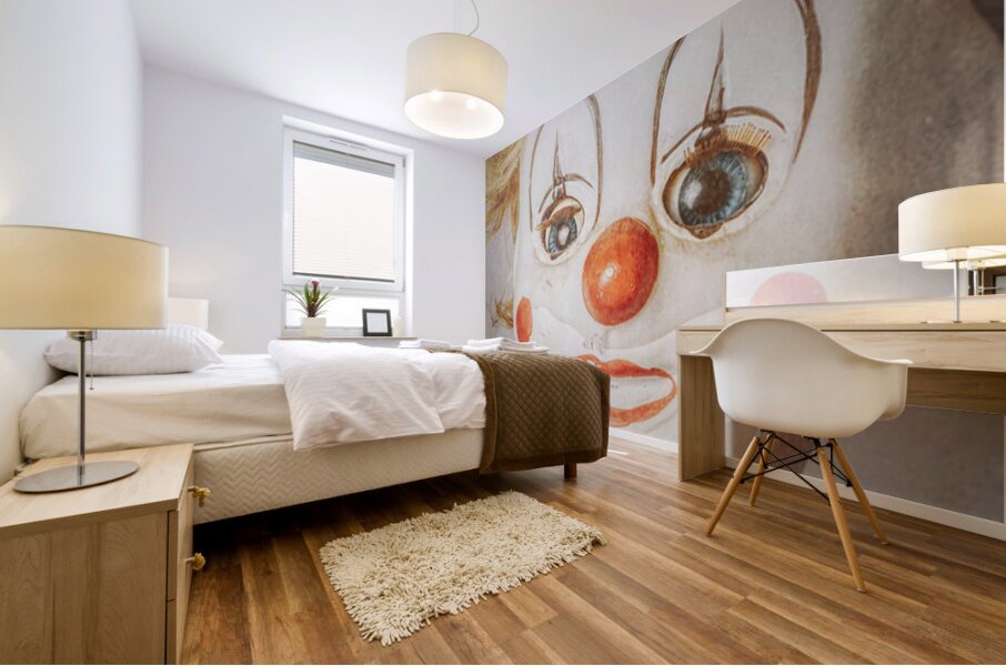 Clown Face Mural print