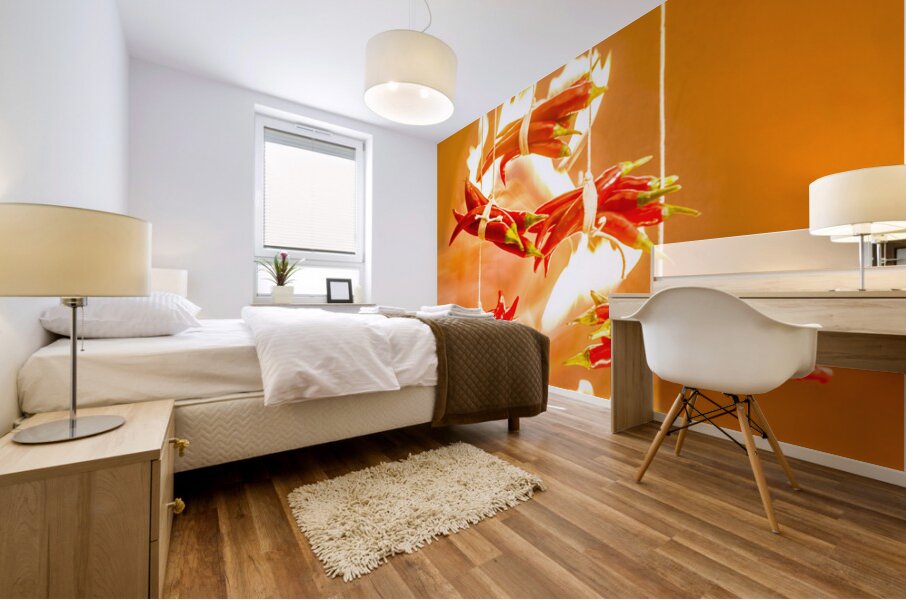 Roasted Peppers  Mural print