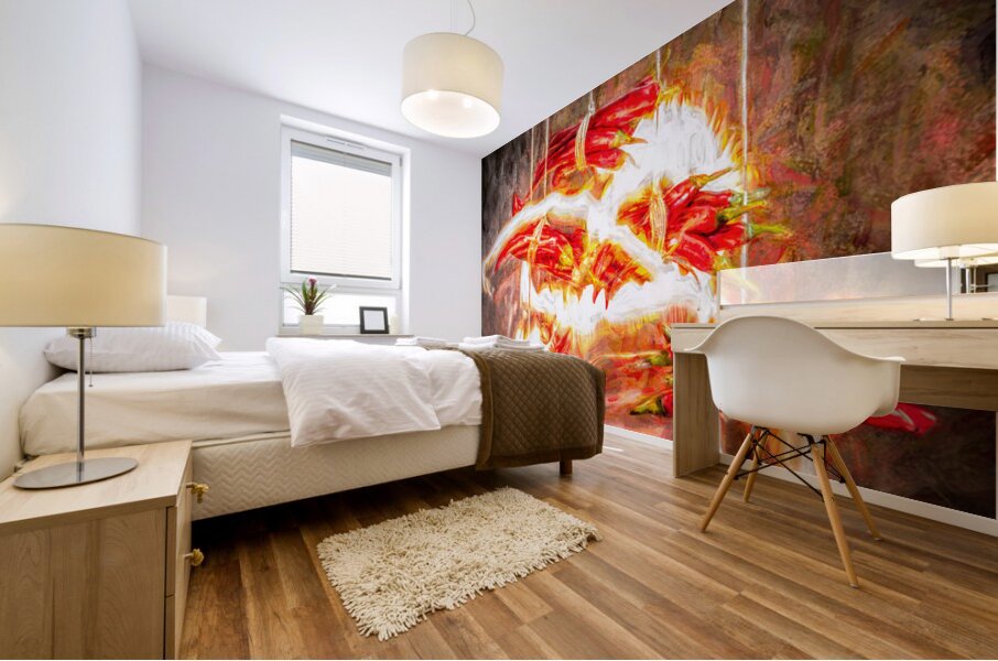 Chilli n Roast Mural print