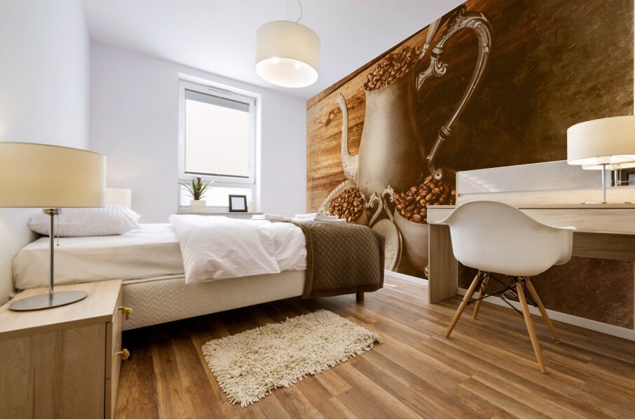 Coffee Bean Antiquity Mural print