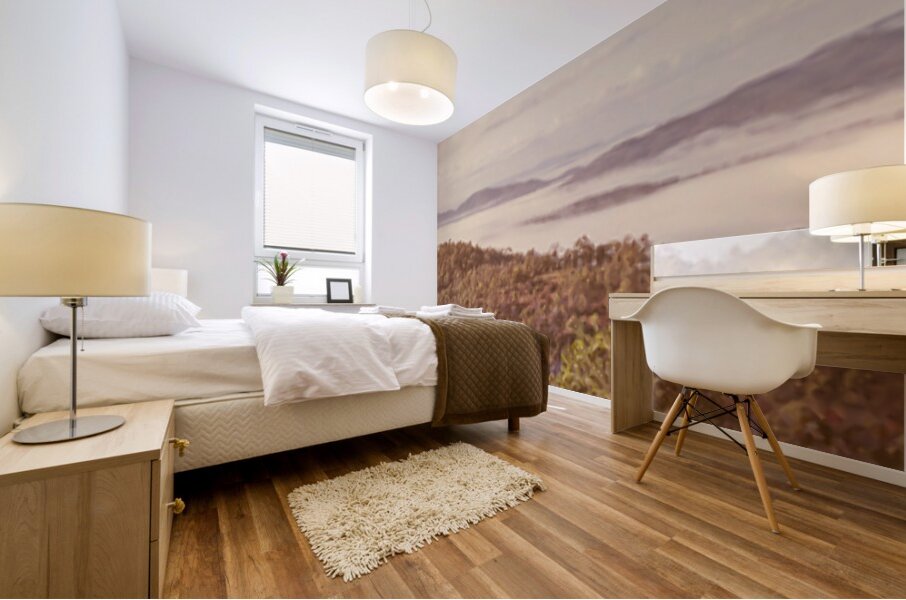 Misty Wonders Mural print