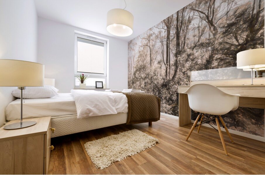 Harmonious Fades Mural print