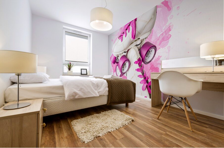 Chic Skate Mural print