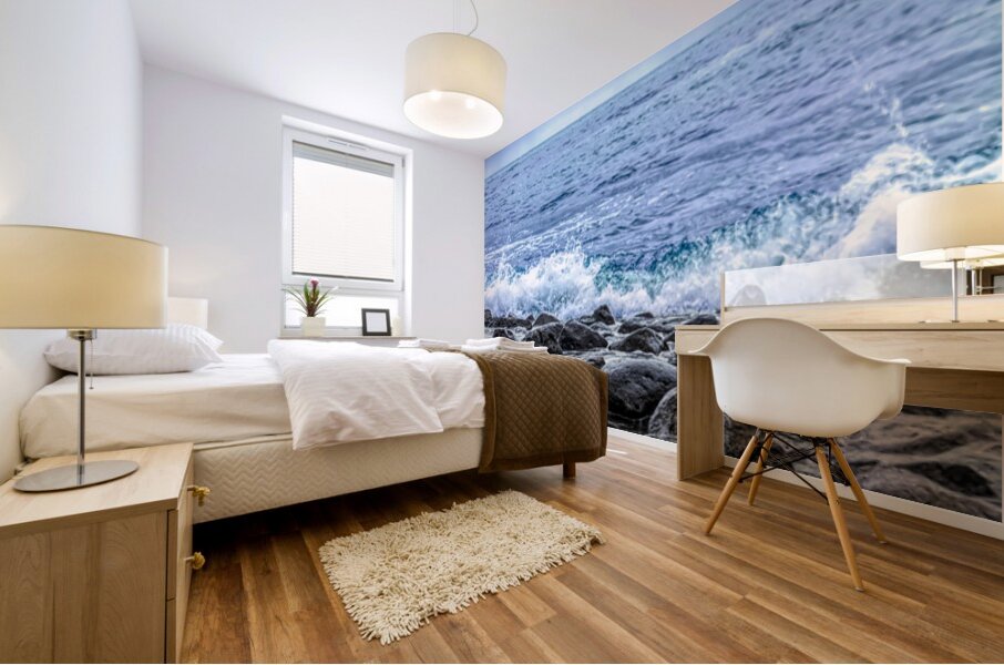 The Rocky Wash Mural print