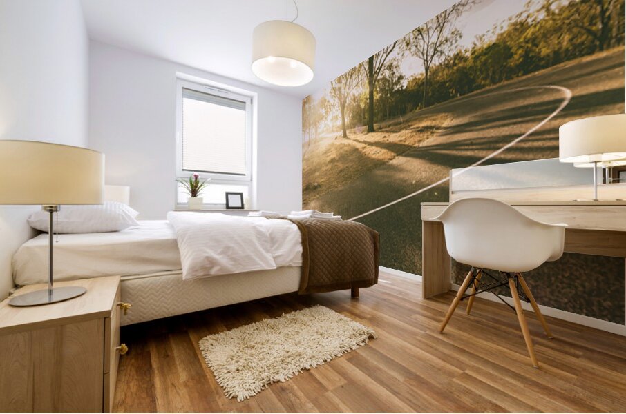 Meadow Meandering Mural print