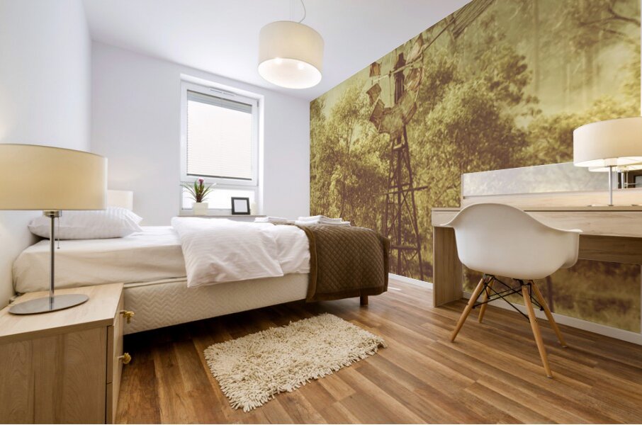 At The Rusty Ranch Mural print