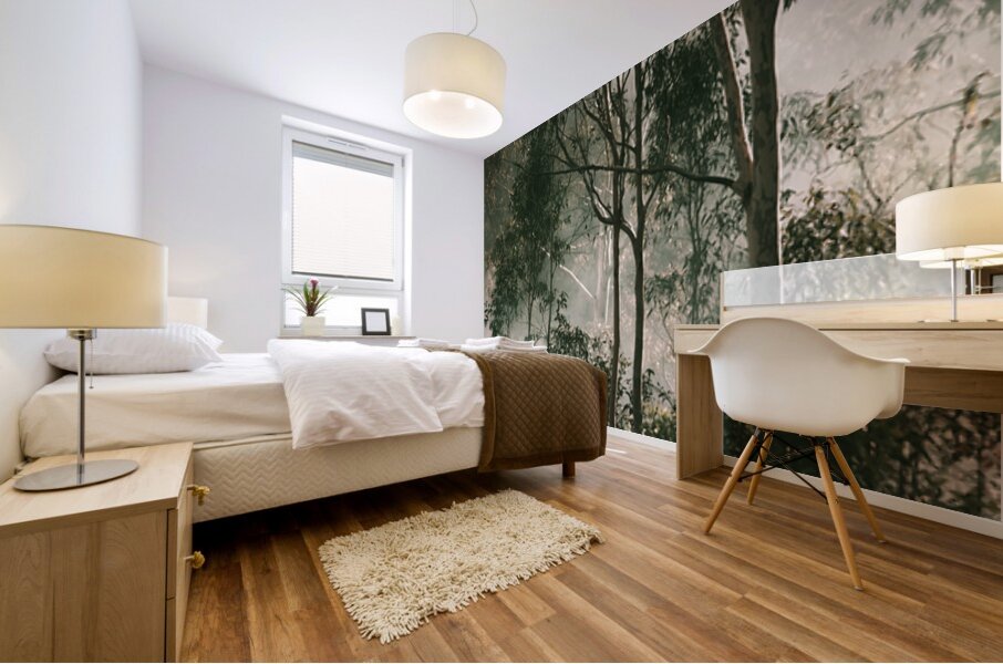 Woodland Dramatics Mural print