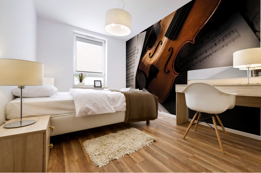 Strings And Songs Mural print