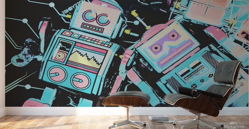 From a video game prototype Wall Murals