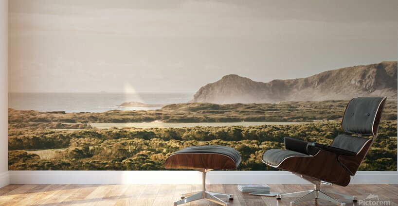 Farm fields to seaside shores Wall Murals