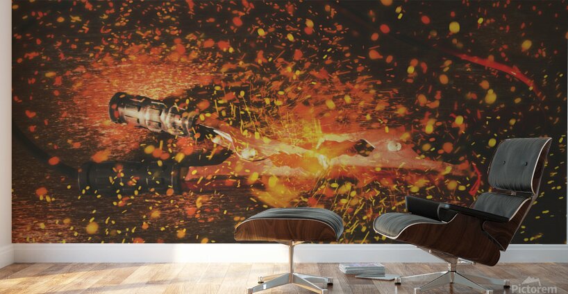 Charged up workshop art Wall Murals