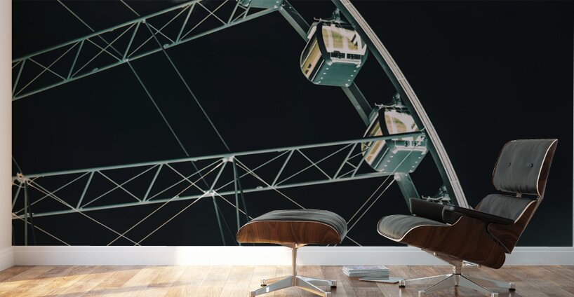 Parading circular Wall Murals