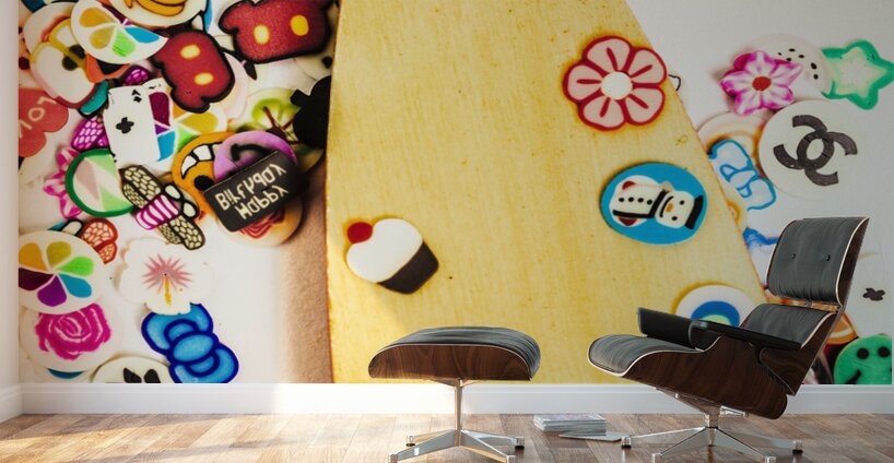 Stuck on boarding Wall Murals