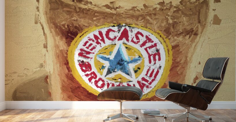 Newcastle Brown Ale digital artwork Wall Murals