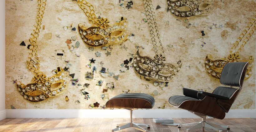 Carnival masquerade jewels Wall Murals