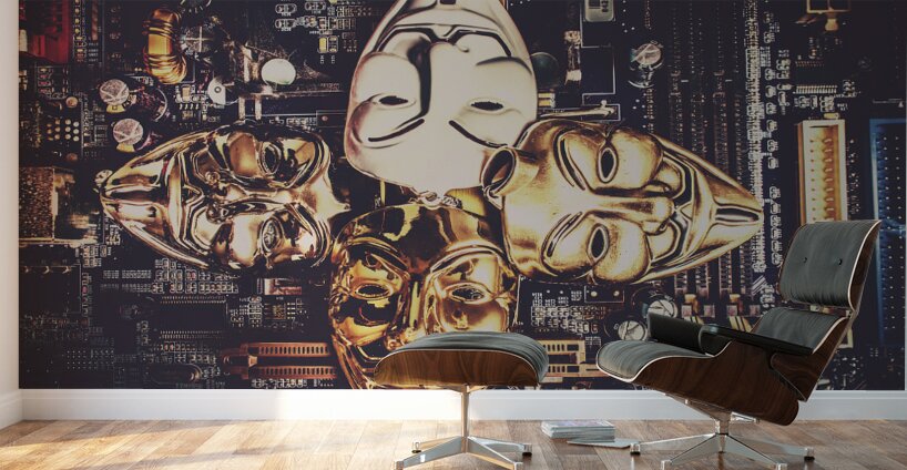 Network of Anons Wall Murals