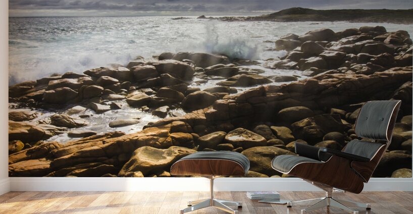 Where distant waves break Wall Murals