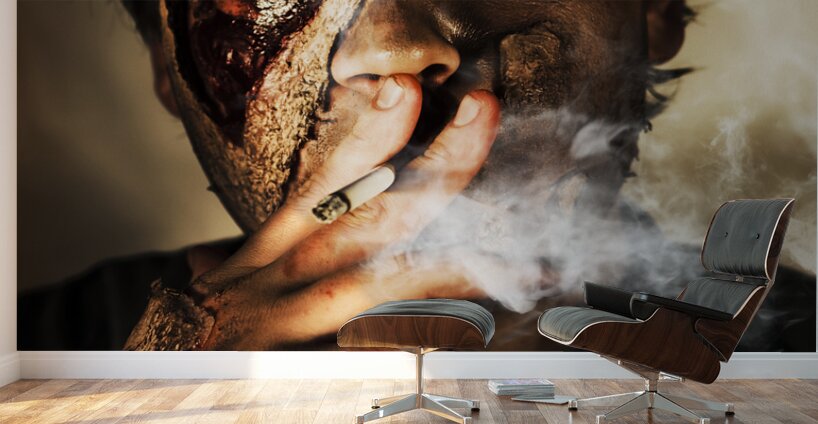 Zombie Killing Some Time Wall Murals