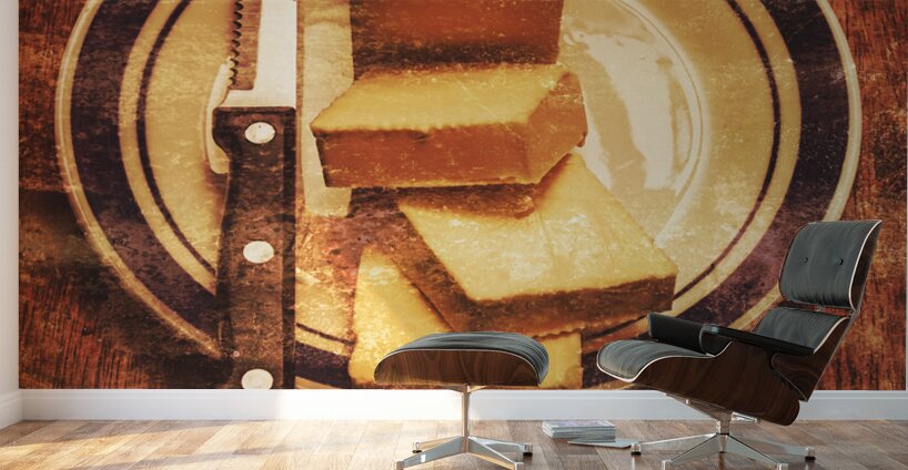 Butter since sliced bread display Wall Murals
