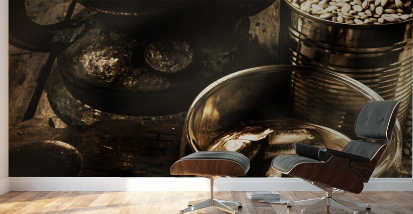 Smokey whiskey cellar Wall Murals