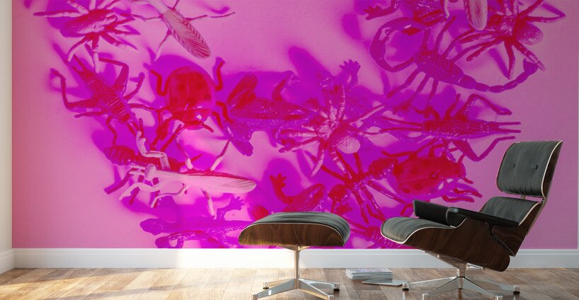 Love bug pop heart Wall Murals