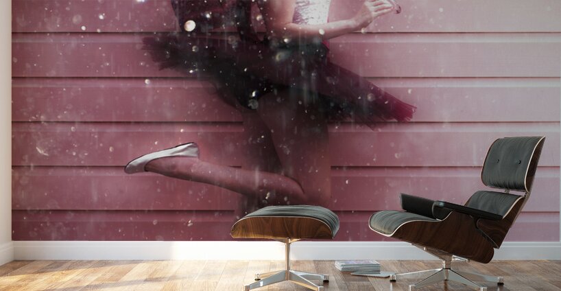 When life gives you rain make dance Wall Murals